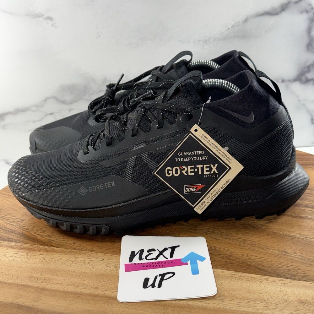 Men’s Size 9-Nike React Pegasus Trail 4 GTX GORE TEX Running Shoes HM9728-002